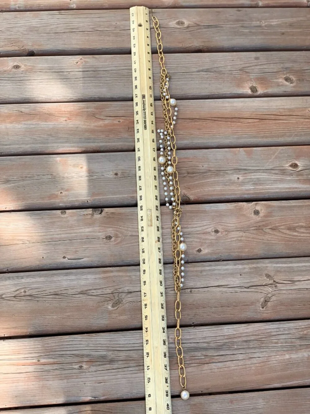 Vintage Chain Hip Waist Belt Gold Pearl Beads Bikini Beach Festival Boho Retro